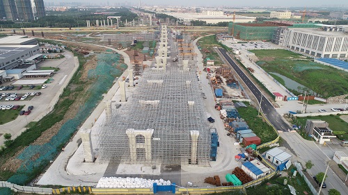 江蘇昆山312 項目再迎新節(jié)點！墩柱施工破百，樁基施工破兩千.jpg